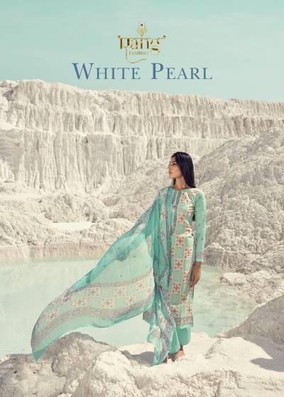 White Pearl By Rang Fashion Digital Printed Embroidery Suit Collection